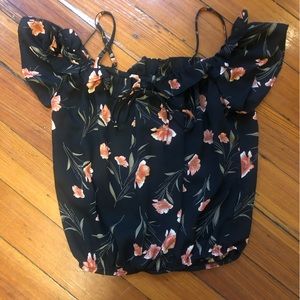 Off the shoulder floral blouse. Sienna Sky size S